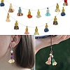 16Pcs 16 Colors Cotton Tassel Pendants FIND-YW0010-28-6