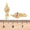 Brass Micro Pave Colorful Cubic Zirconia Pendants KK-Q085-03C-G02-3