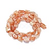 Natural Sunstone Beads Strands G-O170-124-2