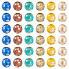 Picasso Baking Paint Glass Seed Beads SEED-TA0001-61D-3