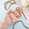 3 Strands Natural Picture Jasper Beads Strands G-GO0001-55-5