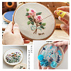 Plastic Imitation Bamboo Cross Stitch Embroidery Hoops TOOL-TADJ0001-03B-7