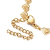 304 Stainless Steel Chain Bracelet for Women BJEW-I313-05-3
