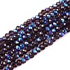 Electroplate Glass Beads Strands EGLA-A044-T1mm-L15-1