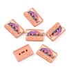 Retro Opaque Resin Cabochons FIND-CJC0004-25C-2