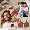 30Pcs PU Leather Label Tags DIY-OC0014-24-5