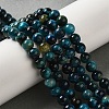 Grade AB+ Dyed Natural Tiger Eye Beads Strands G-G102-A02-02-2