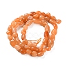 Natural Red Aventurine Beads Strands G-P497-01C-59-3