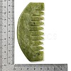 Natural Xiuyan Jade Massage Combs AJEW-K045-01A-3