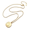 304 Stainless Steel Constellation Pendant Necklaces NJEW-K392-01G-05-4