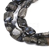 Natural Glaucophane Beads Strands G-C141-C01-03-4