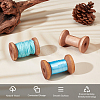 Wooden Empty Spools for Wire TOOL-WH0125-86-4