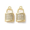 Brass Micro Pave Cubic Zirconia Pendants KK-F872-16G-02-1
