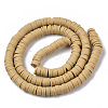 Handmade Polymer Clay Bead Strands X-CLAY-S094-6mm-A02-2