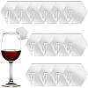 Acrylic Mirror Wine Glass Charms AJEW-SC0002-53C-02-1