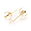 304 Stainless Steel Stud Earring Findings STAS-L219-03D-G-2