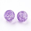 Transparent Crackle Acrylic Beads X-MACR-E025-24-10mm-3