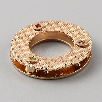 Zinc Alloy Screw-in Grommet Eyelet Findings FIND-WH0156-42B-KCG-1