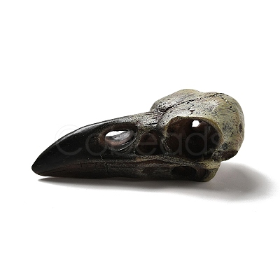 Crow Raven Bird Skull Resin Home Display Decoration RESI-A018-01A-1