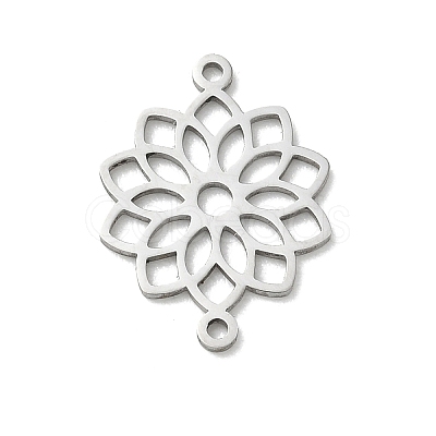 Chakra 304 Stainless Steel Connector Charms SA-CBA28C1-01F-P-1