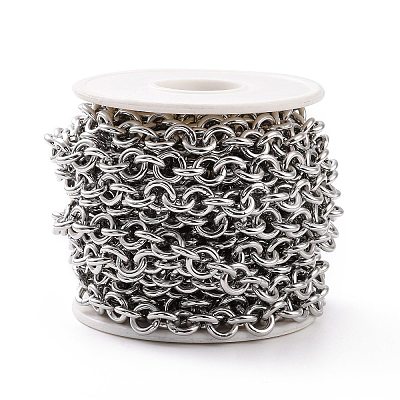 Tarnish Resistant 304 Stainless Steel Rolo Chains CHS-H013-07P-1
