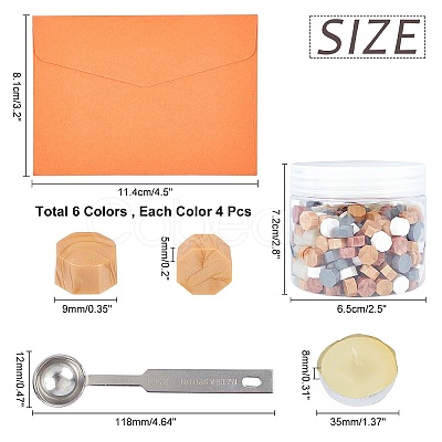 Sealing Wax Particles for Retro Seal Stamp DIY-CP0003-48C-1