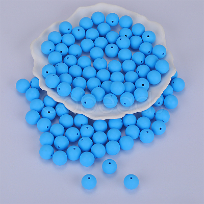 Round Silicone Focal Beads LS-SI-JX0046A-14-1