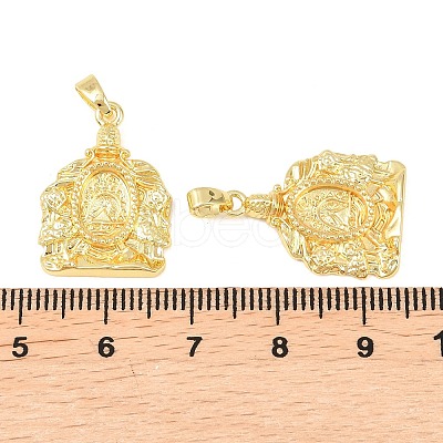 Brass Pendants KK-F931-16G-1