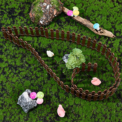 1Pc Wood Fence Ornaments AJEW-SP0003-86-1