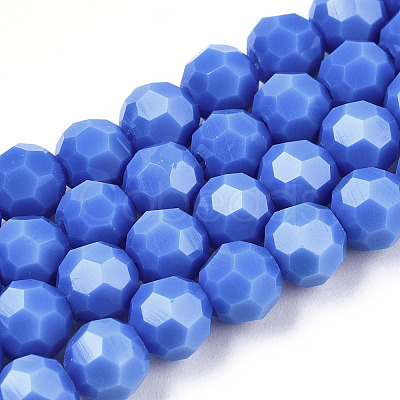 Opaque Glass Beads Stands EGLA-A035-P6mm-D07-1