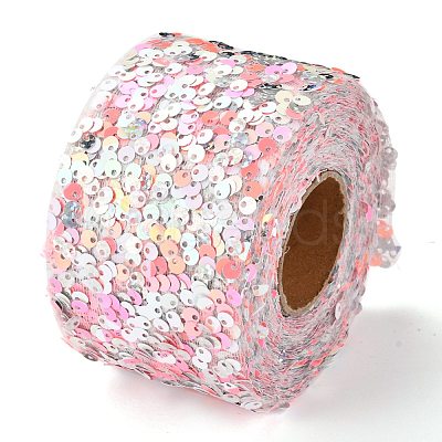 Polyester Elastic Sequin Ribbons OCOR-L045-A06-1