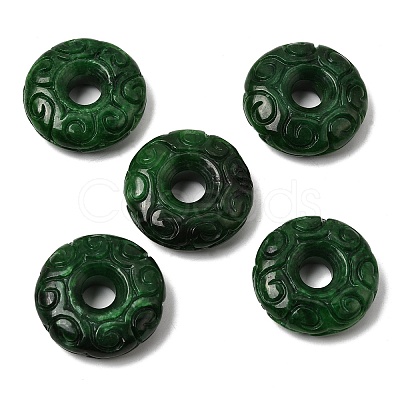 Natural Myanmar Jade Dyed Beads G-C283-08-1