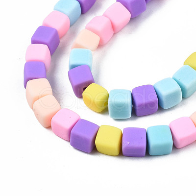 Handmade Polymer Clay Beads Strands CLAY-N008-060-04-1