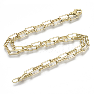 Brass Paperclip Chains MAK-S072-14A-MG-1