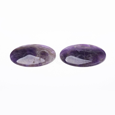 Natural Amethyst Cabochons G-L553-22B-1