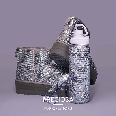 Preciosa® Crystal Hotfix Flatback Stones Y-PRC-HSS6-50020-200-1