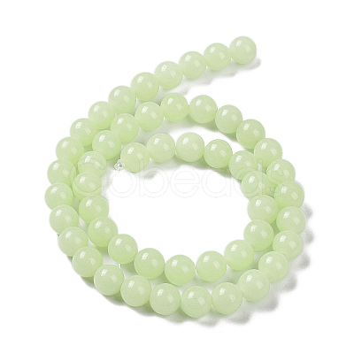 Synthetic Luminous Stone Beads Strands G-L582-01B-1