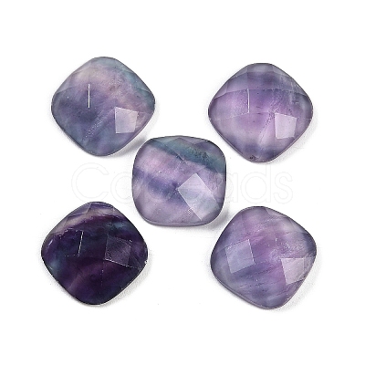 Natural Colorful Fluorite Cabochons G-I370-04A-1