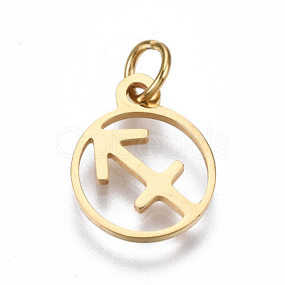 201 Stainless Steel Charms STAS-Q237-M003-8-1