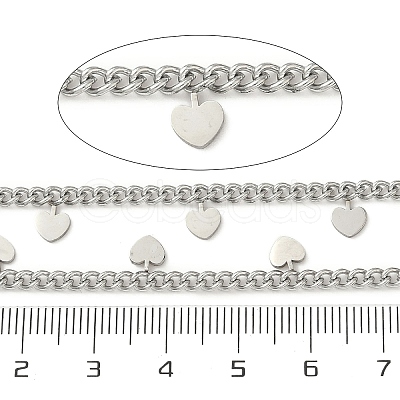 304 Stainless Steel Curb Chains CHS-K017-08B-P-1