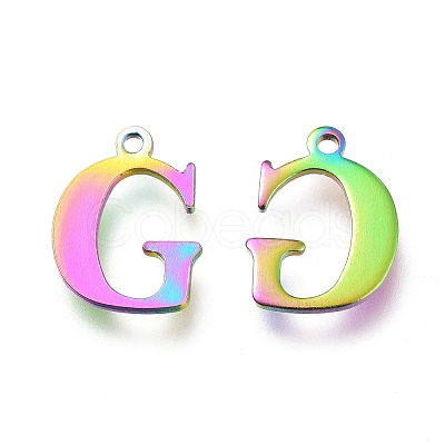 Ion Plating(IP) 304 Stainless Steel Charms STAS-H112-G-M-1