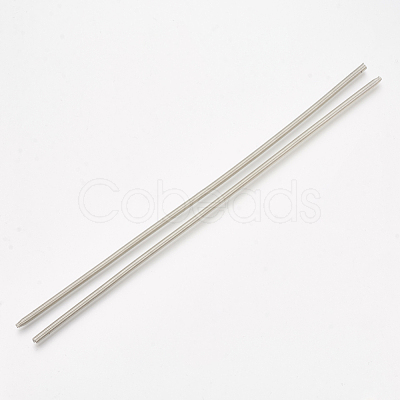 Round Iron French Wire BJEW-T007-03P-NF-1