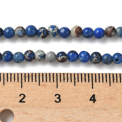 Dyed Natural Regalite/Imperial Jasper/Sea Sediment Jasper Beads Strands G-B124-C05-01-1