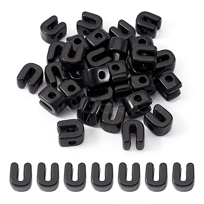 Acrylic European Beads OACR-TAC0013-14U-1