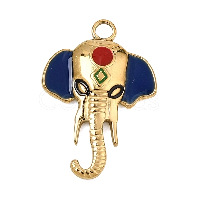 304 Stainless Steel Enamel Pendants SA-CBAA487-37G-1