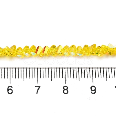 Transparent Glass Beads Strands EGLA-P061-04A-AB08-1