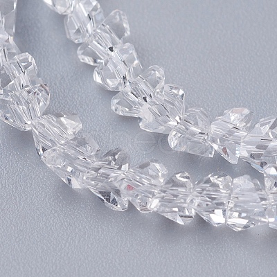 Transparent Glass Beads Strands EGLA-J146-4mm-NB01-1