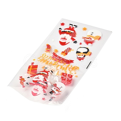 Christmas Theme OPP Plastic Storage Bags ABAG-B003-10-1