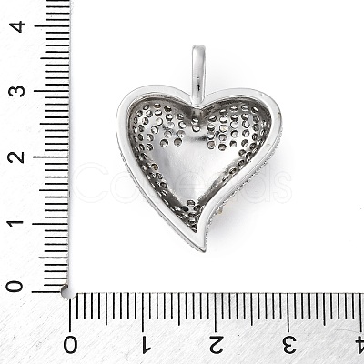 Brass Micro Pave Cubic Zirconia Pendants KK-S510-32GP-02-1