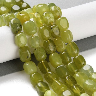 Natural Lemon Jade Beads Strands X-G-P497-01D-04-1
